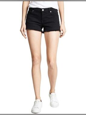 7 For All Man Kind Black Jean Shorts (29)